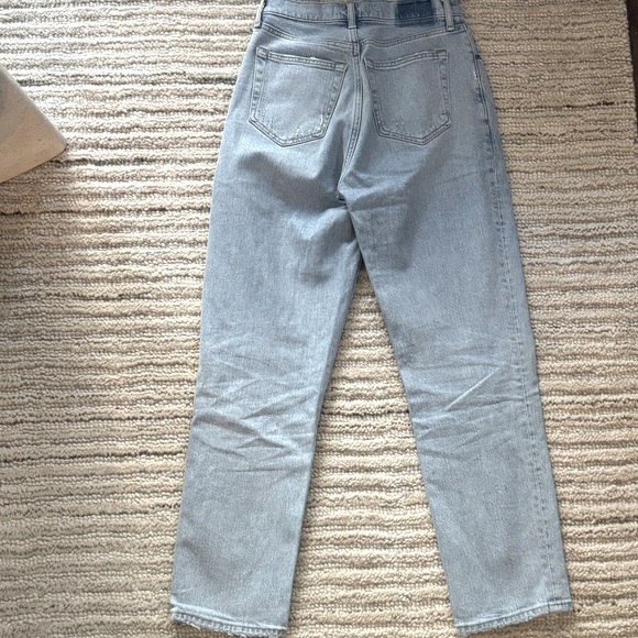 Abercrombie The Dad High Rise Curve Love Criss-Cross Jean - Picture 7 of 8